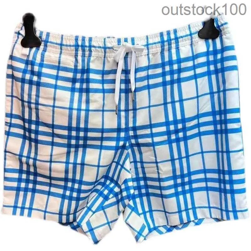 Buurberlyes Brand shorts primavera/verão azul masculino casual shorts de praia sênior shorts de designer de verão casual