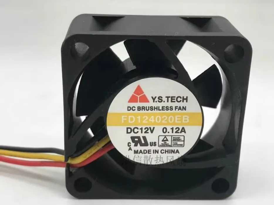 original 4020 FD124020EB DC12V 0.12A ultra durable dual ball 4CM cooling fan