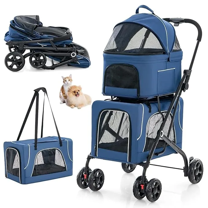 Pet Stroller SMUG Small Lightweight Foldable Design