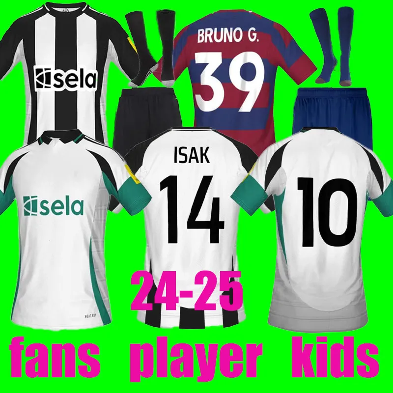 ₩13,275에서 새로운 2025 2025 태국 성 Bruno G. Tonali Soccer Jerseys Isak 홈