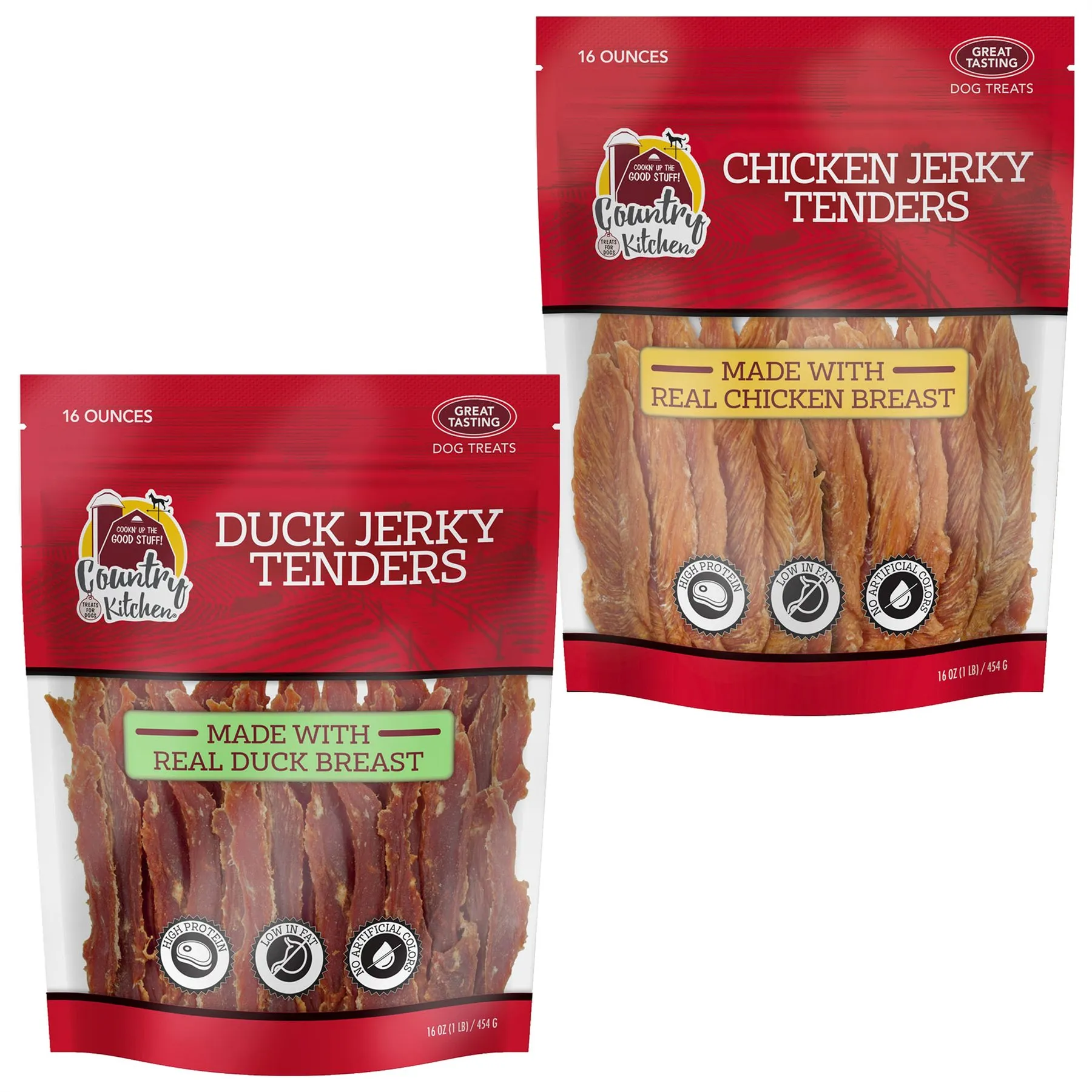 Premium Chicken Jerky Tenders Dog Treats 16oz Bag, Shop Now