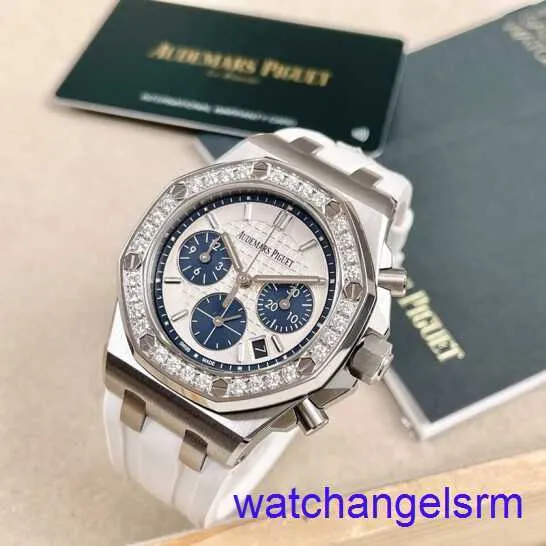 AP Wrist Watch Chronograph Royal Oak Offshore Series 26231st Precision Steel Blue Eyes Ladies Mode Leisure Business Sports Machinery Watch