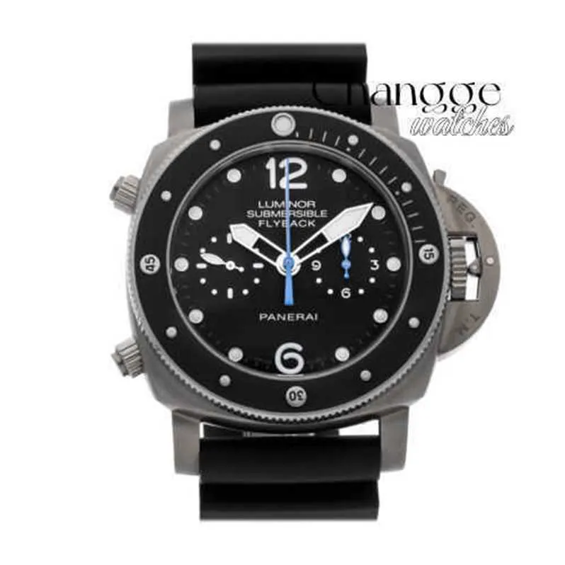 時計Quartz Men for Men Top Luxury Sport Wristwatch Men Business Male Clock Penerei Luminous Submergeble 1950 Flyback AutoTitanium Men WAT