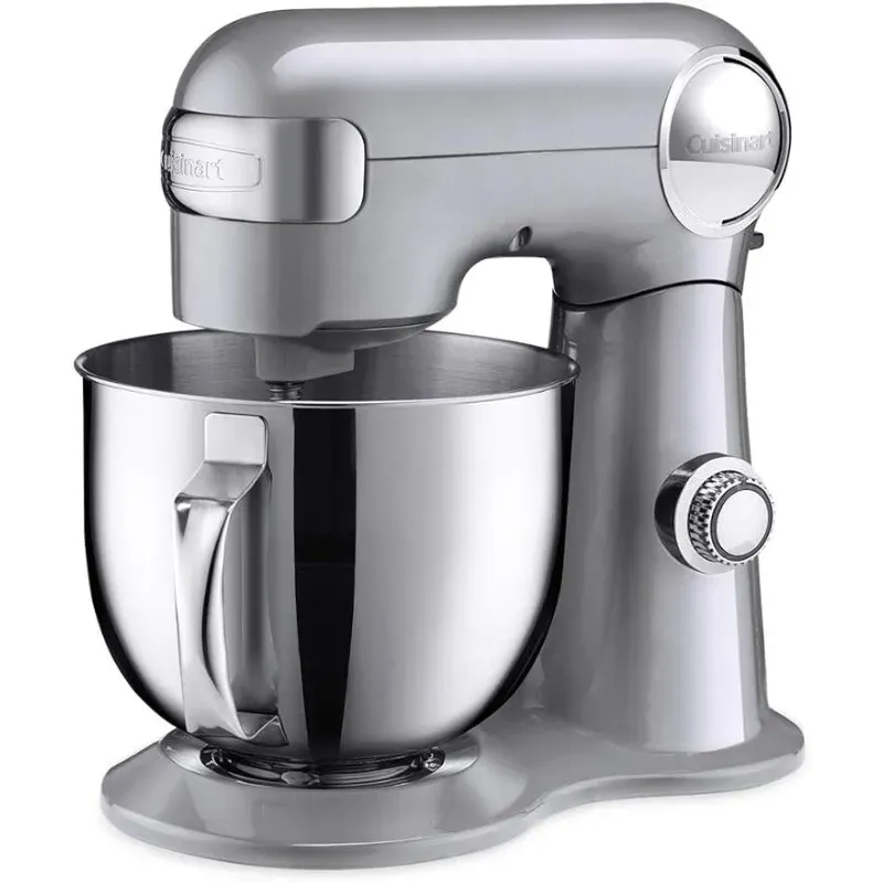 Mixers Cuisinart Stand Mixer, 12 hastigheter, 5,5 Quart Mixing Bowl, Chef's Whisk, Flat Mixing Paddel, Dough Hook och Splash Guard