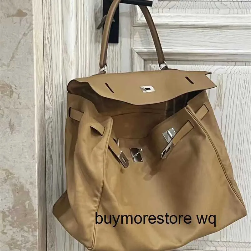 Designer 50 cm Bag Top -Quality -Umhängetasche handgefertigt Superkapazität Gepäck Damen Leder Reisen großer Schulter -QQ mit Logo hoher Qualität