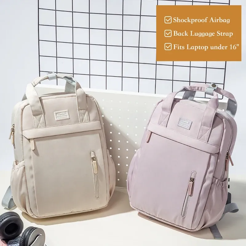 Sacs Femme Sac à dos pour ordinateur portable Sac à école de la fille de jour 15,6 pouces pour MacBook Air Pro Huawei HP Dell Asus Acer Lenovo.