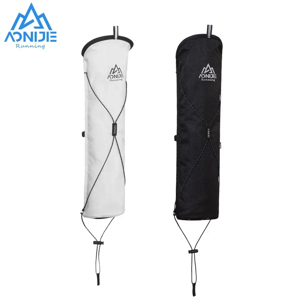 Rods AONIJIE E4418 Newest Lightweight External Hiking Pole Storage Bag Fish Bone Pocket Opening Tightening Buggy Bag