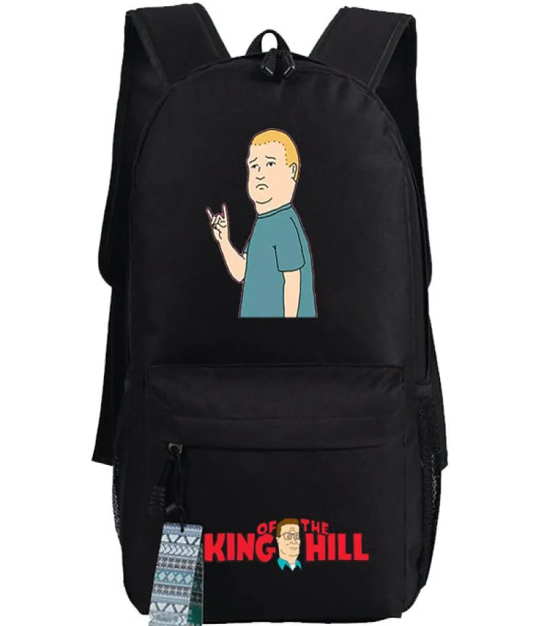 King of the Hill Backpack Pack New Day Pack Nice Cartoon School Bag Anime Packsack Quality Rucksack Sport School School School Outdoor Daypack9415951