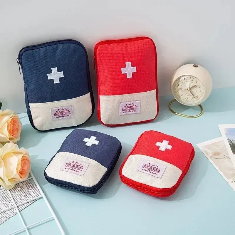 Bags Mini Portable Medicine Bag Travel First Aid Kit Medicine Bag Storage Bag Survival Kit Medicine Box Outdoor Emergency Camping