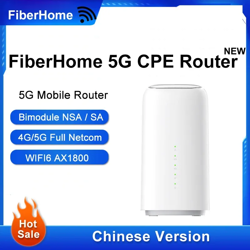 Routery Fiberhome 5G CPE Mobile Router SIM Karta Internet Acces