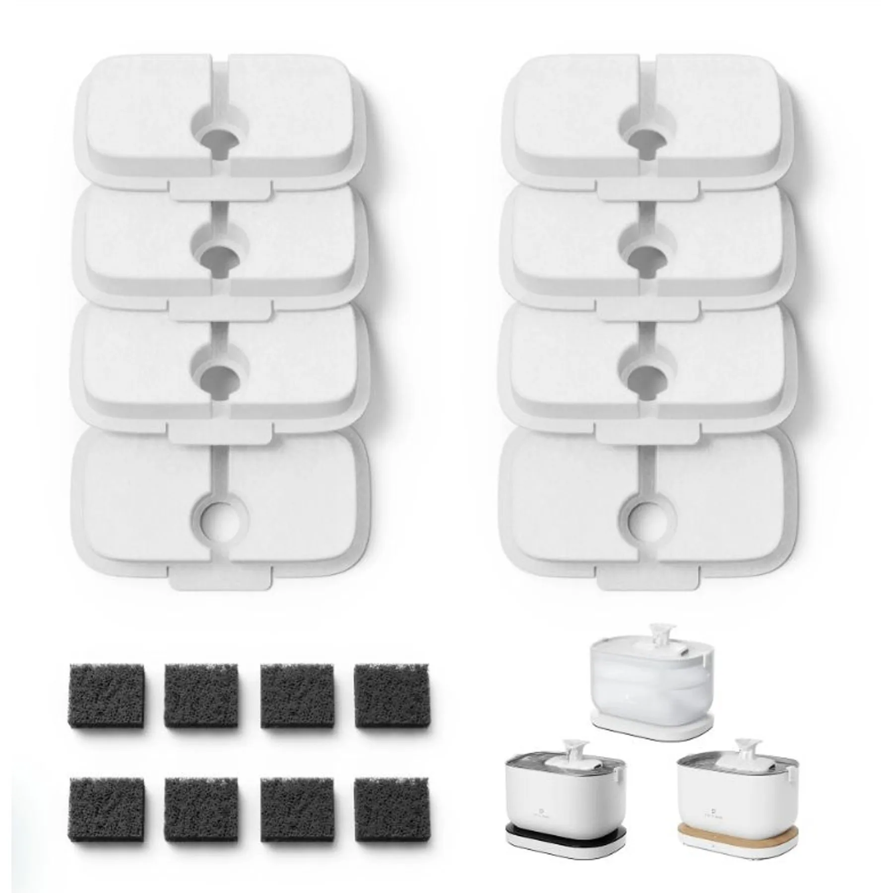 thumbnail image 2 of 20pk Cat Water Fountain Filter For PETLIBRO® Dockstream PLWF005/PLWF115 2 of 10