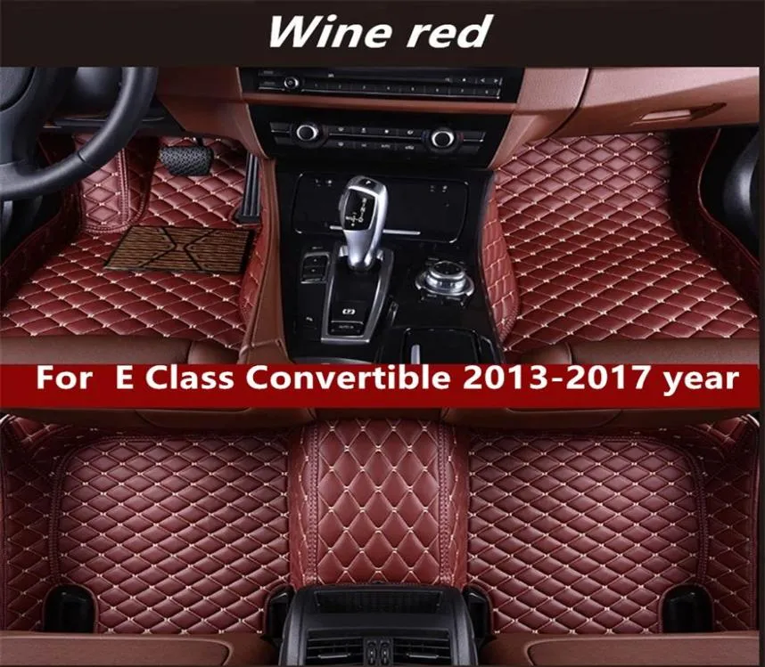 Pour Mercedesbenz E Class Cabriolet 20132017 ans non folie de sol non toxique Mat de voiture MAT278H9846136