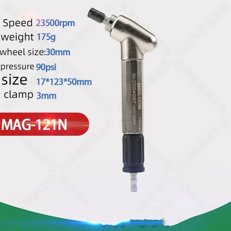 Equipos MAG121N Máquina de molienda neumática UHT Inner Wind Pen ultrasónico 45 grados Grabado Grabado Motor Herramienta de aire