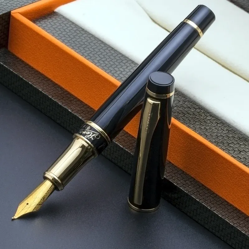 Penne spedizione gratuita Hero di alta qualità 1021 Luxury Iridium Fountain Pen Segna Scrittura Penne Caligrafia con confezione regalo