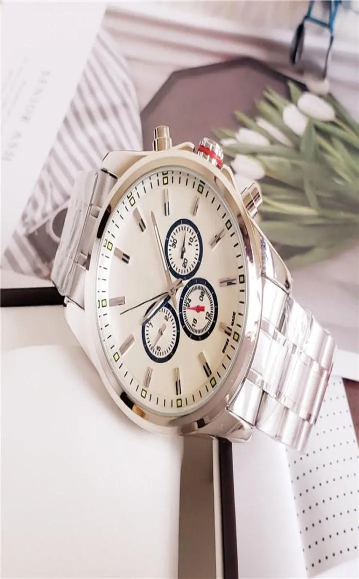 Luxury Designer Men Watches 43 mm Mens Automatyczne zegarek ze stali nierdzewnej wszystkie małe roboty 6617440
