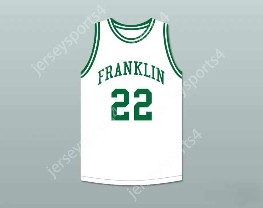 Niestandardowy numer nazwiska Męso młodzież/dzieci Andre Iguodala 22 Franklin Middle School White Basketball Jersey 2 Top Sched S-6xl