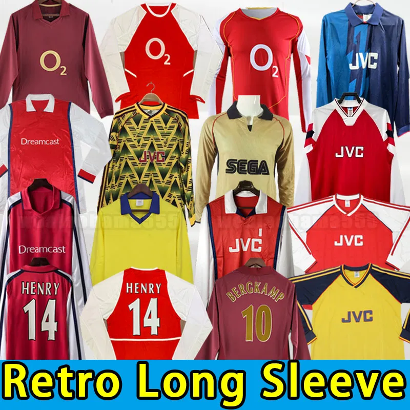 Highbury Home Football Shirt koszulki piłkarskie Vintage Pires Henry Reyes Retro Bergkamp Adams Persie Galla Classic Wright 00 04 02 05 11 128 90 95 96 98 99 1978