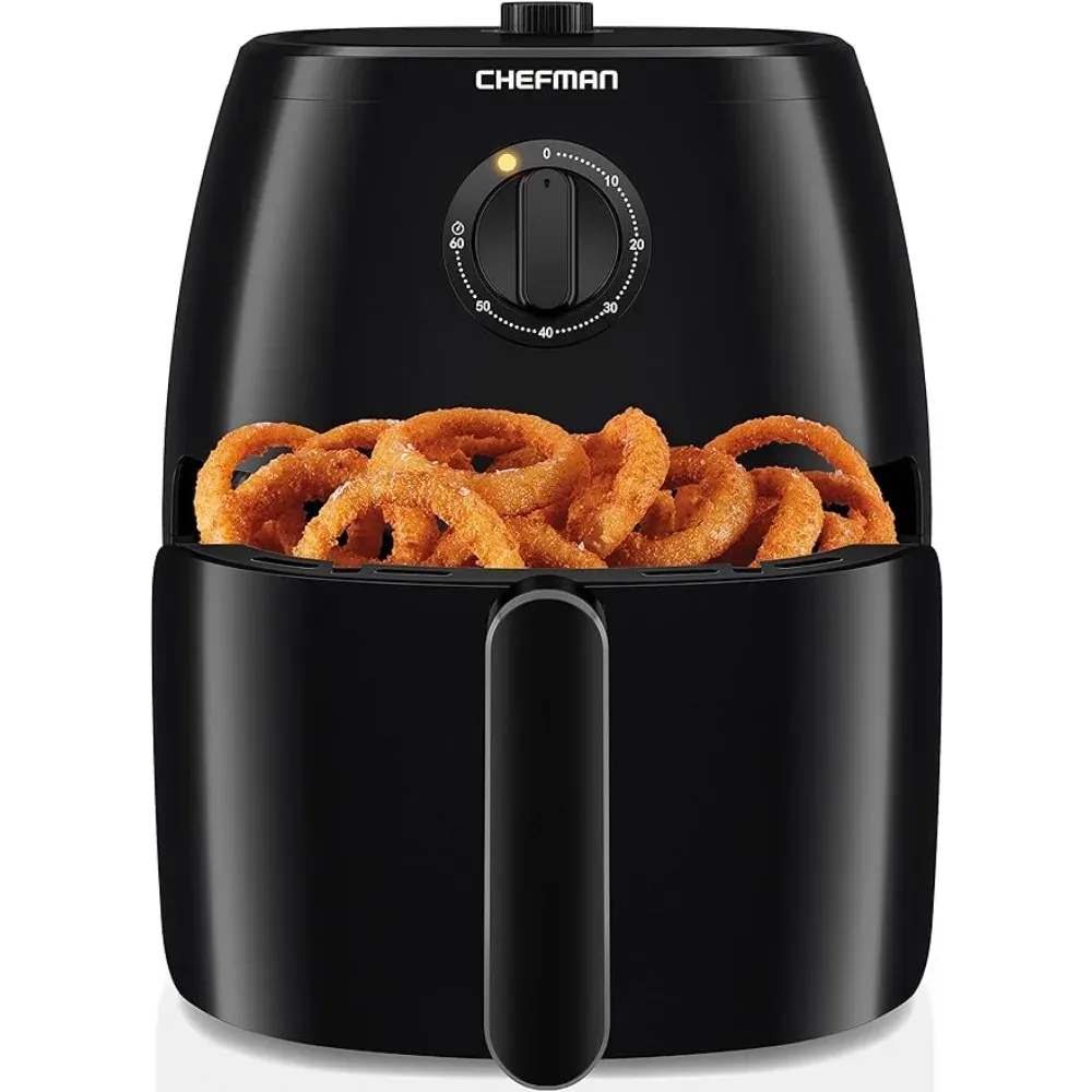 Fryers 2023 New TurboFry 8Quart Air Fryer, Integrated 60Minute Timer for Healthy Cooking, Cook with 80% Less Oil