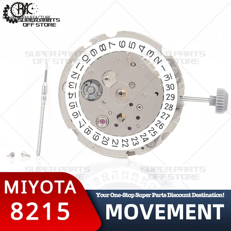 Kits New Miyota 8215 Watch Movement Automatic Mechanical 21 Jewels Date Window Repair Tool Parts Replacement Watch Accessories