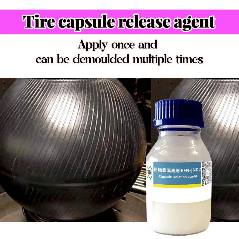 Rubber tire capsule isolation agent, water-based air bag release agent, forming protective film, high temperature lubrication and wear resistance