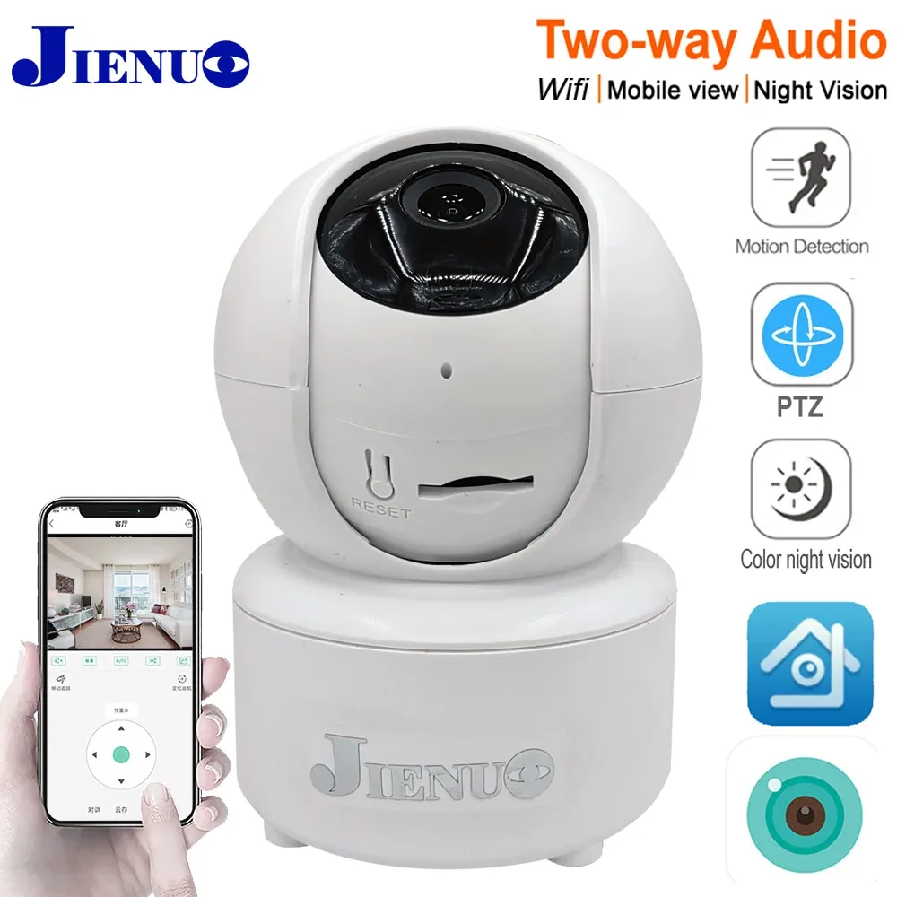 Contrôle ICSEE Security Protection Smart PTZ Mini WiFi survivante Caméra en salle CCTV CCTV CAMERA CAMERA avec le suivi automatique IPTV JIENUO