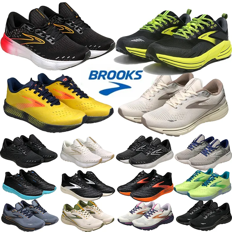 free Shipping brooks glycerin Gts 20 Ghost 15 16 running shoes for men women designer sneakers hyperion tempo triple black white red outdoor sports trainers 36-45