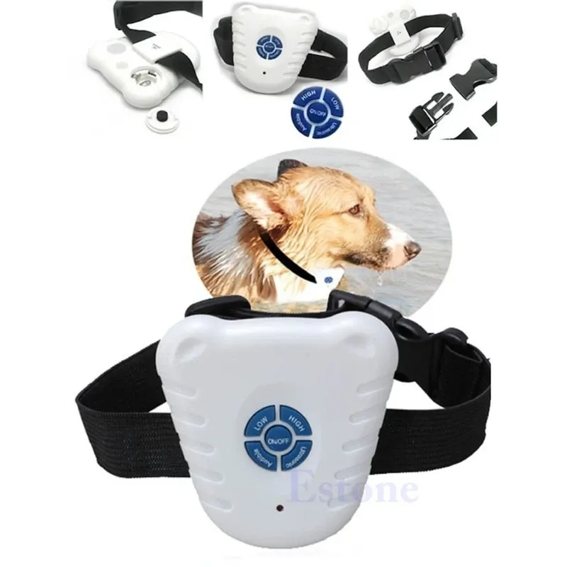 Deterrents Ultrasonic Control Collar Dog Bark Stop Anti Barking Ne K2V