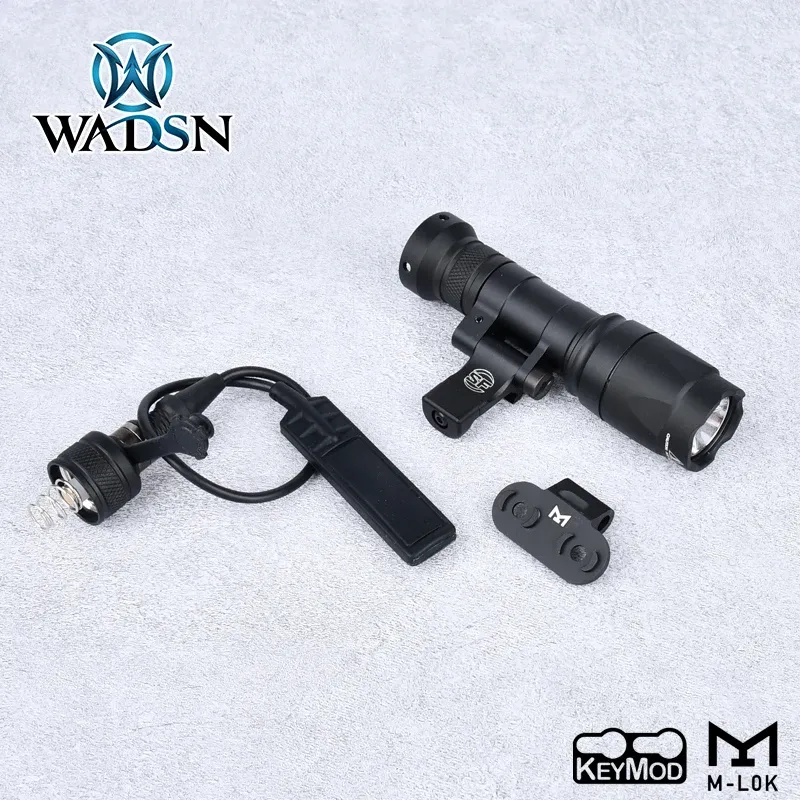 Scopi tattici SF M340 M340A Flashlight M300 Mini Scout Light Hunting Light Light 20mm Rail Mlok Keymod Mount AR15 Airsoft Accessori