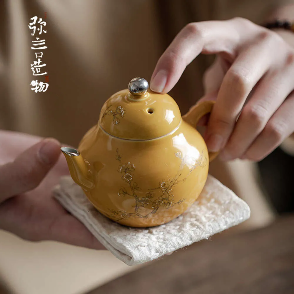 Handgemaakte keramische kung fu thee pot ambachten Chinees traditioneel mooi ontwerp