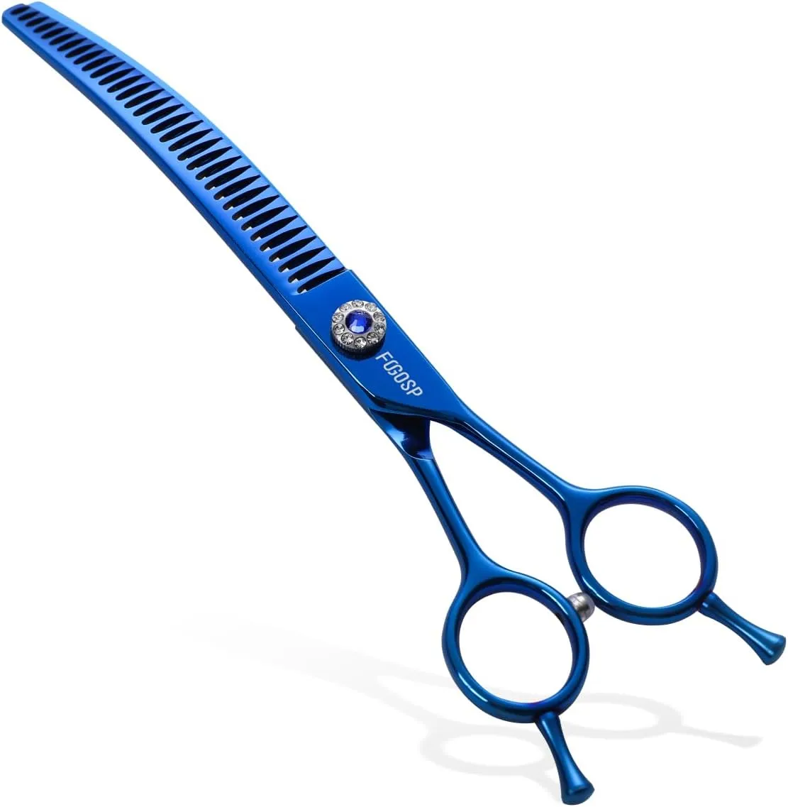 FOGOSP 7.0 in Curved Thinning Shear Dog Grooming Scissors