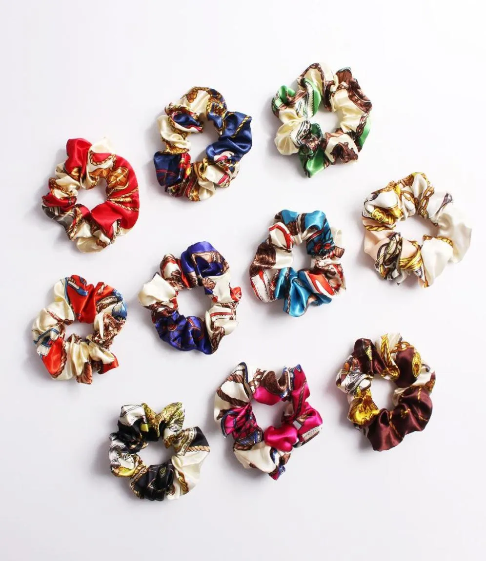 Nieuwe designer haaraccessoires voor vrouwen haarbanden bloemenmeisjes haar scrunchies kinderen haar haarstiektjes haarhaarrope 10 kleuren ins new9180042