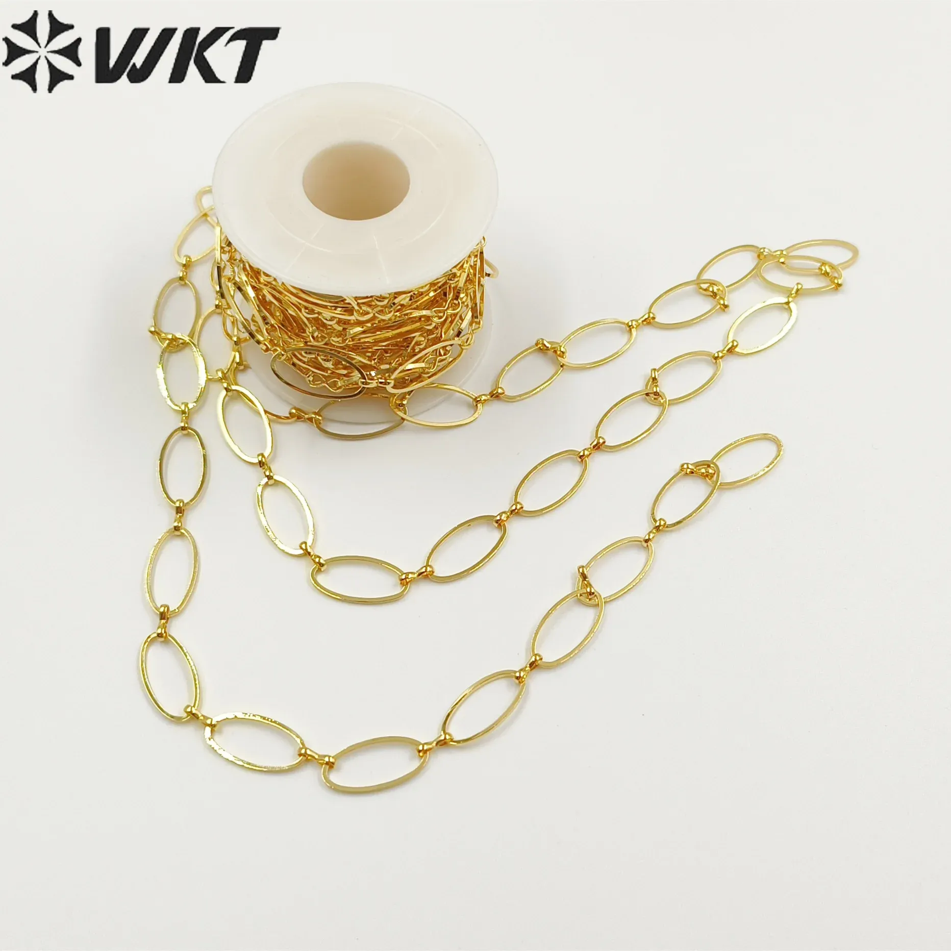 Colliers WTBC193 WKT 2023 Nouveau design chaîne en laiton jaune élégant Bijoux de bonne qualité Femme femme attrayant Collier en laiton Vente chaude