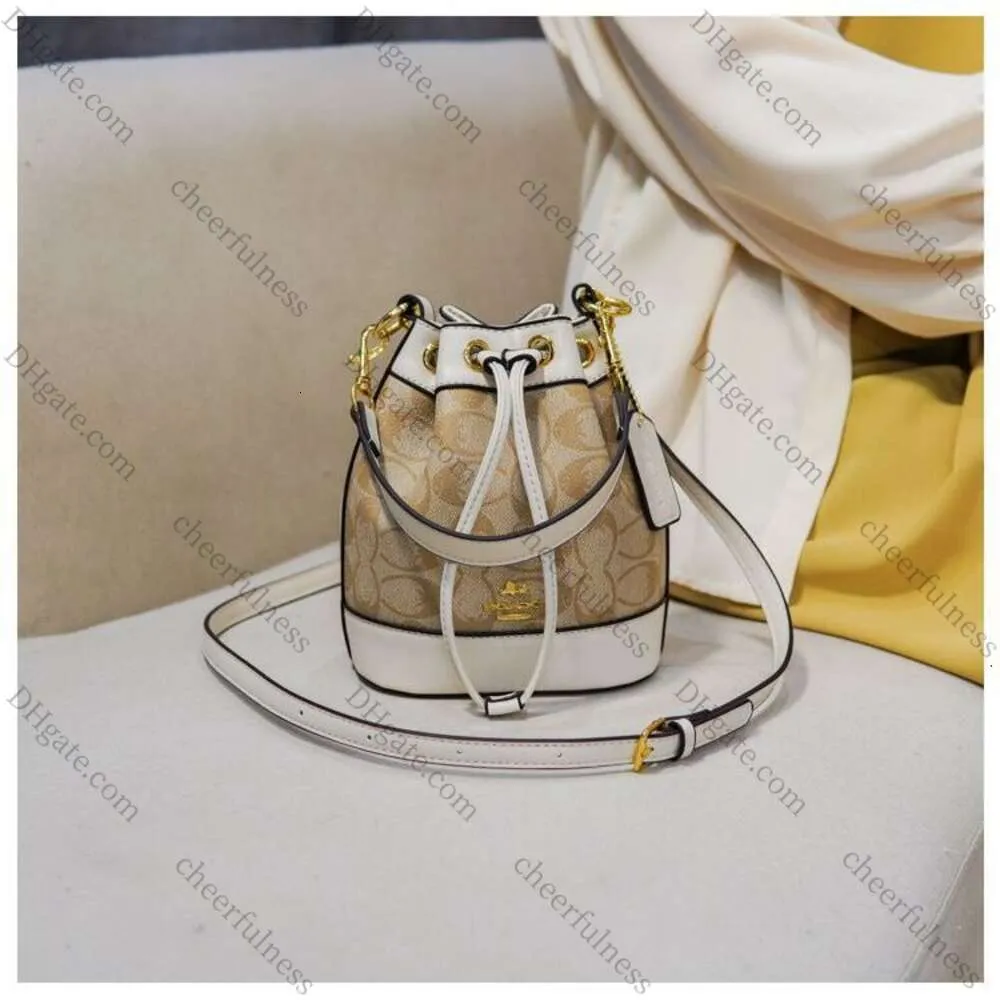 2024 دلو تصميم الأكياس مصمم أكياس Crossbody للنساء حقائب اليد الفاخرة الكتف الإناث الجلود الصغيرة حجارة بولسا sac er s 10a