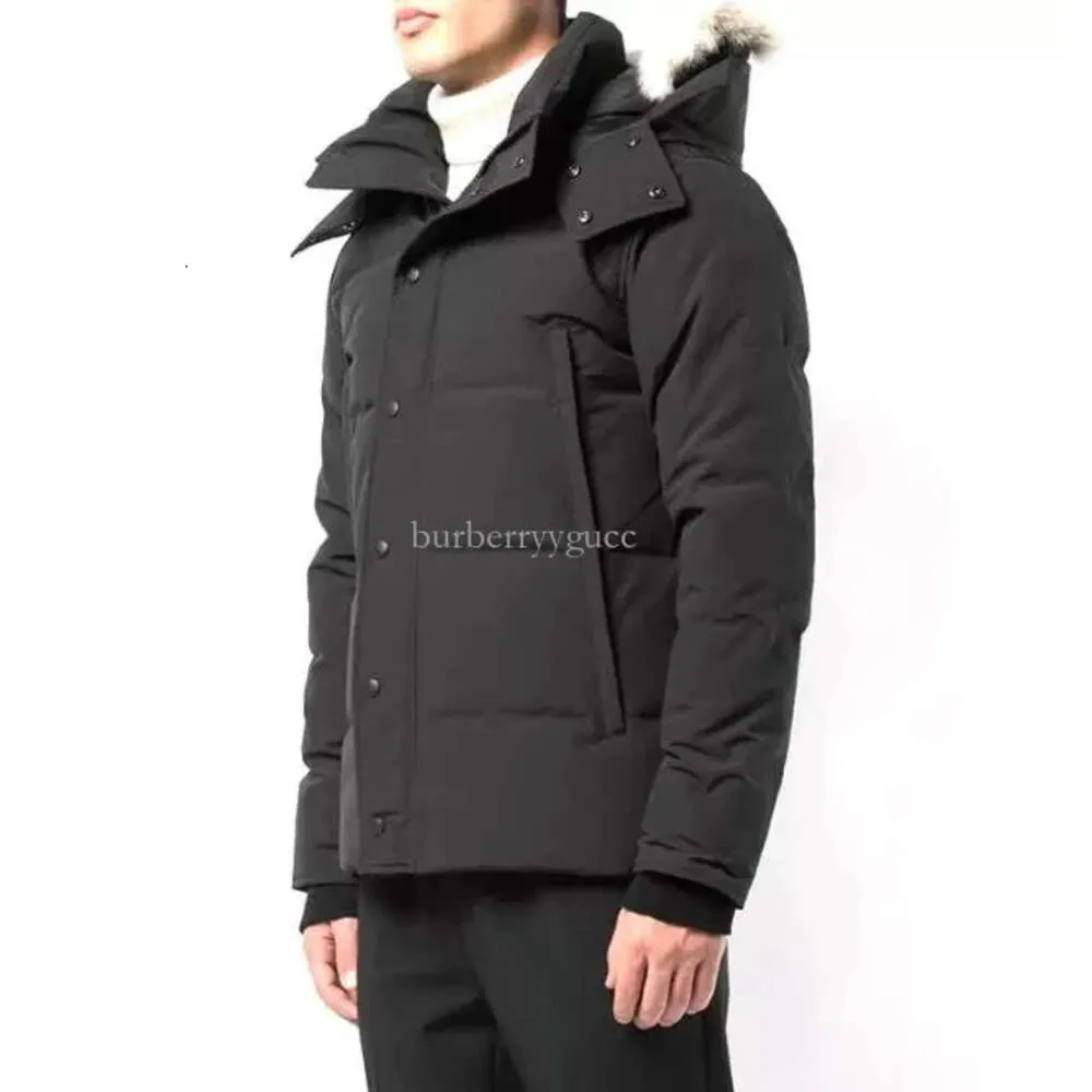 Inverno down parka homme jassen chaquetas esterno cappola lupo pelliccia con cappuccio fourrure manteau wyndham canada giacca cappotto da giacca hiver doudoune maschi