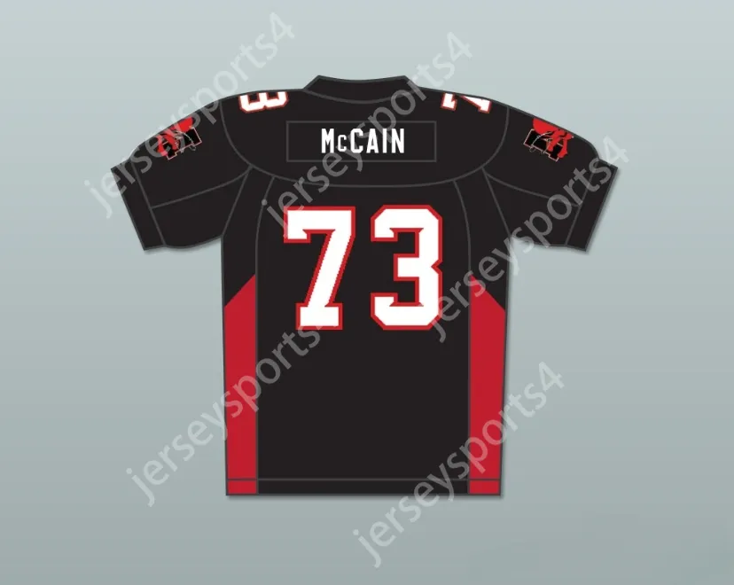 CUSTOM ANY Name Number Mens Youth/Kids 73 McCain Mean Machine Convicts Football Jersey Includes Patches Top Stitched S-6XL