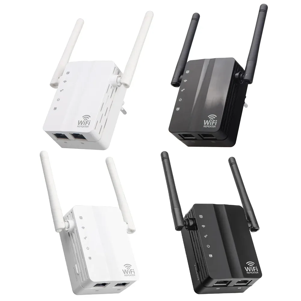 Router wireless wifi ripetitore doppio banda da 300 chbps amplificatore segnale booster 2 antenne wifi gamma estensione wlan lan