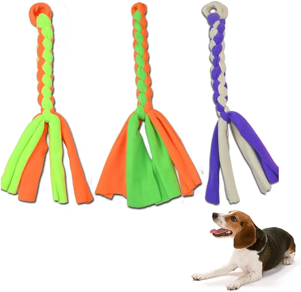 Dog Robe Toy Dog Rope Toys 3-Pack: Interactive Chew Toys for Puppies & Small Dogs ...