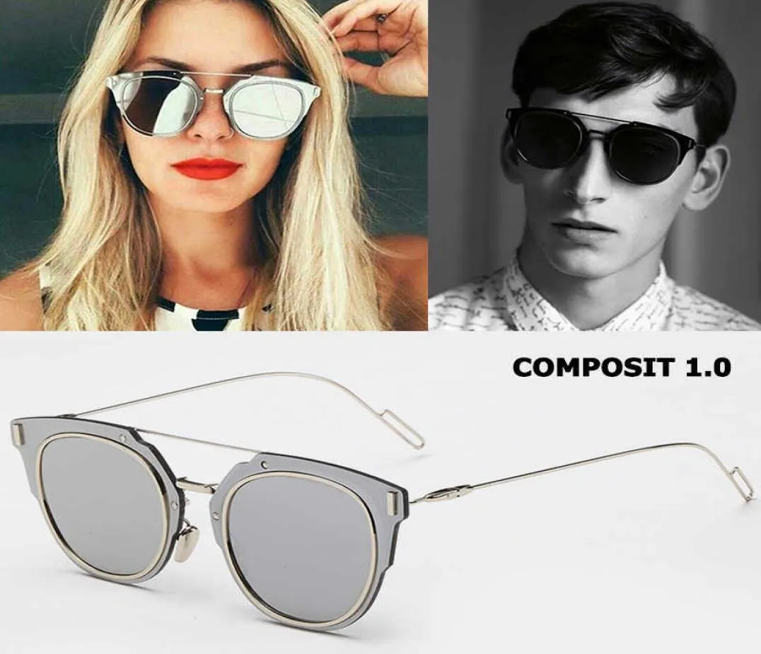 Fashion COMPOSIT 10 Metal Alloy POLARIZED Sunglasses Cool Brand Design Cat Eye Style Sun Glasses Sunglasses Gafas8533371