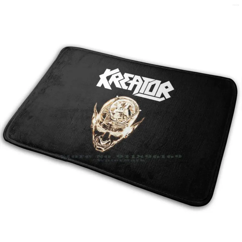 Halılar Müzik Thrash Metal Mat Rug Halı Slip Anti-Slip Yatak Odası Giriş Kapısı Satan Logo Kreator Ayam