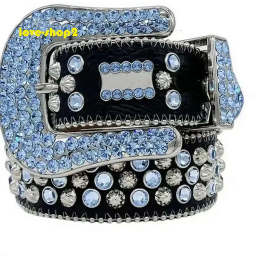 Luxury Designer Belt Simon Belts for Men Women Shiny Diamond Belt Black Blue White Multicolour with Bling Rhinestones as Gift Skull Buckle Luxury Designer Belt 940