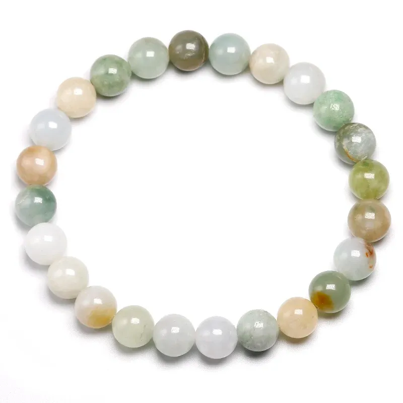 STRANDS NATUREL Véritable AAA Myanmar Bracelets Emerald Luck Amulet Jade Bracelet Bracelet pour hommes et femmes Bijoux Gemstone Gift