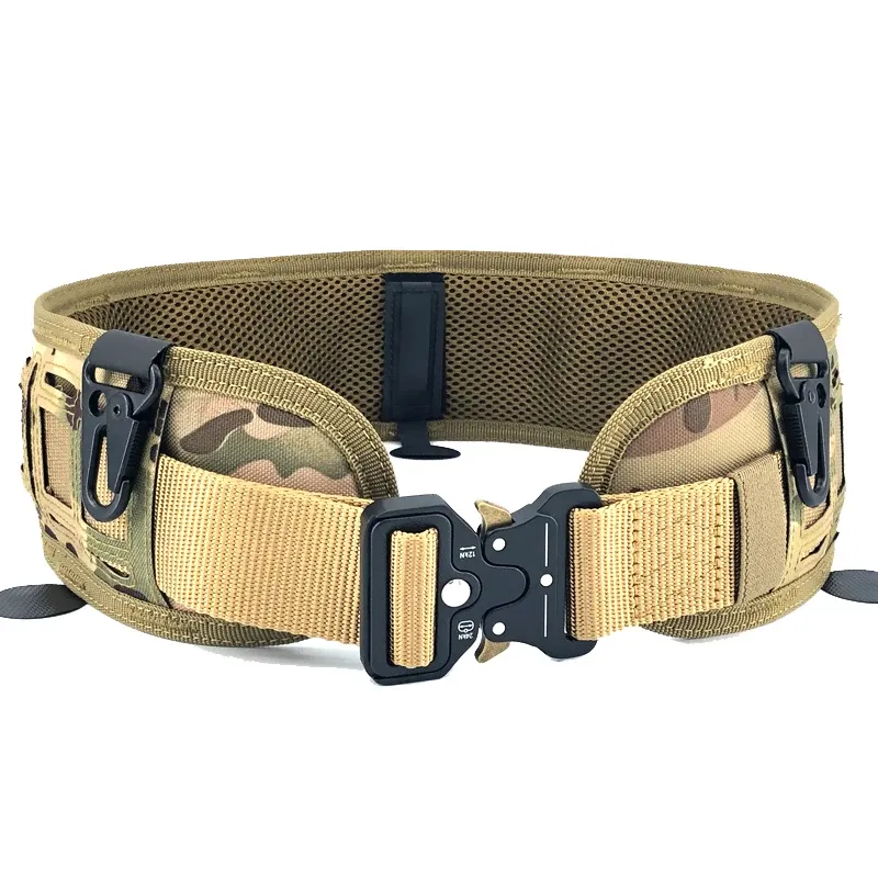 Accessories Tactical Belt Combat Airsoft Battle Belt Gear Army Military Men Training Hunting Quick Release Nylon Molle Waist Belt