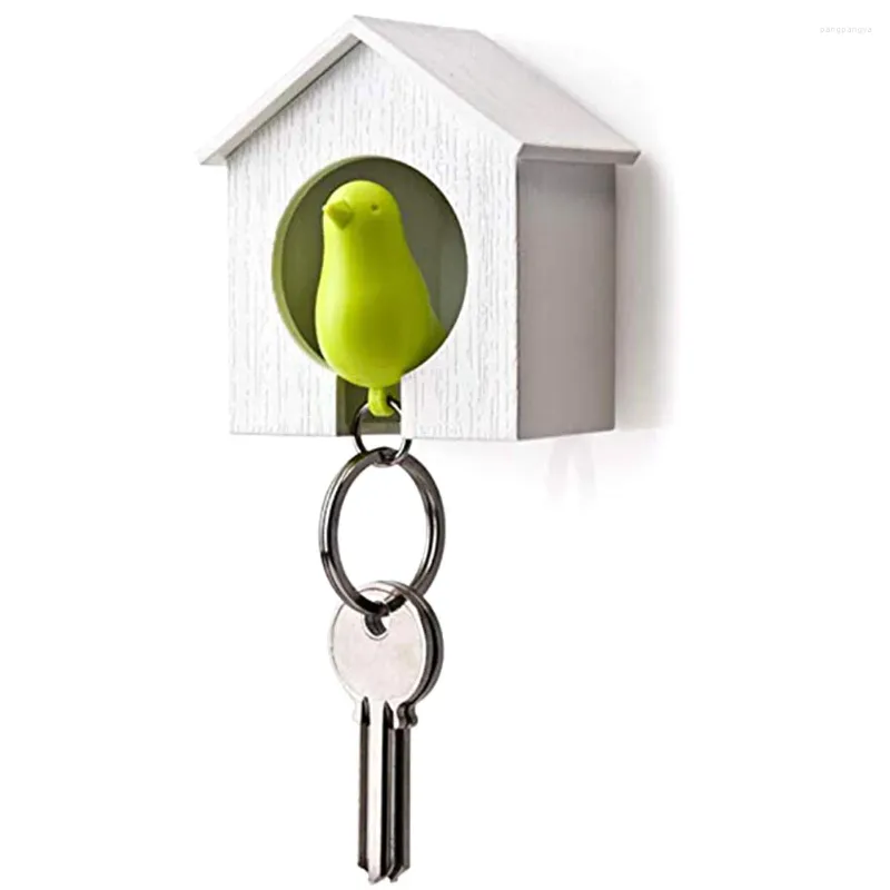 Kök Storage Bird House Nyckelhållare Mini Nest Keychain Anti-Lost for Home Decoration Tool