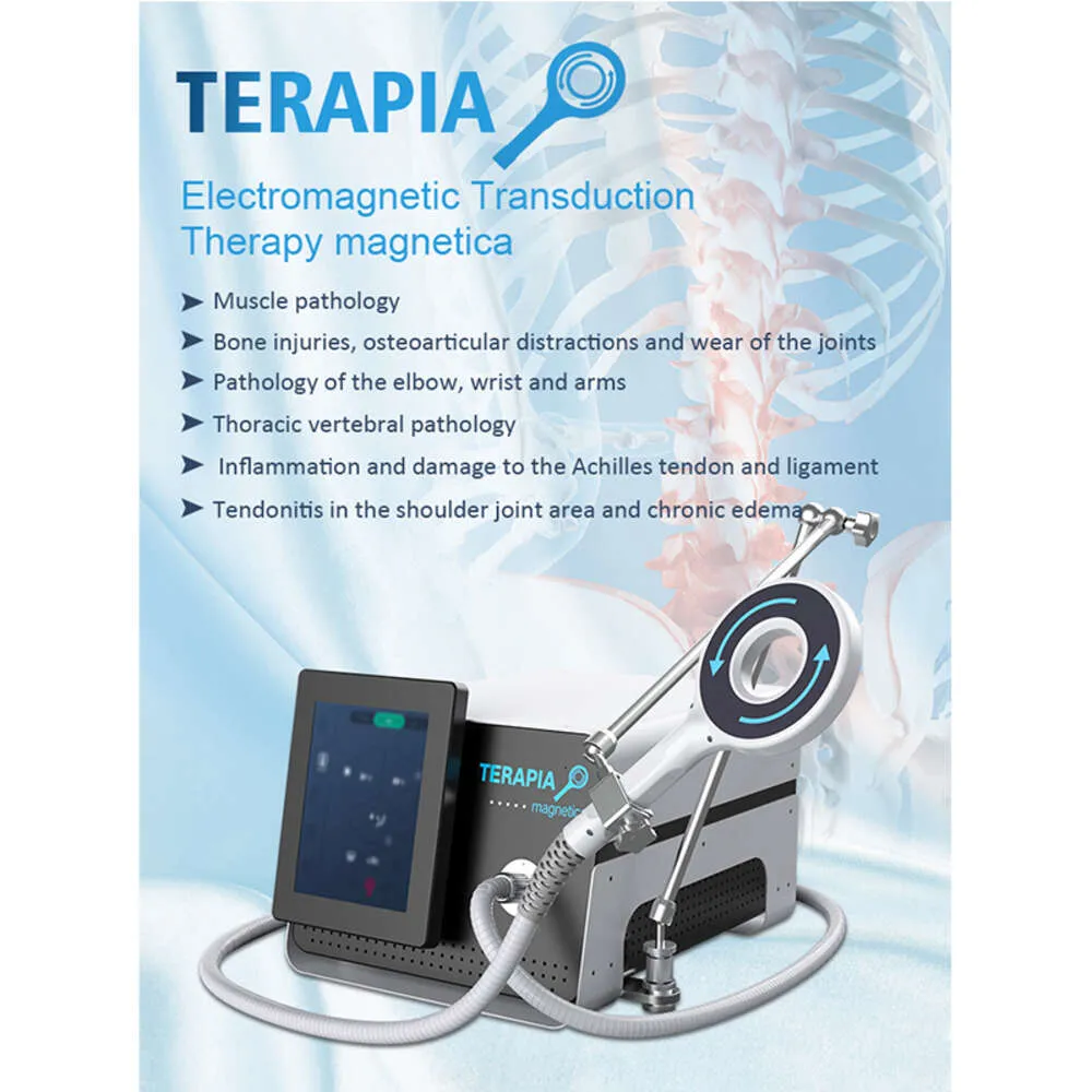 Montagem do corpo portátil Máquina de fisioterapia fisioterapia Alívio da dor de transdução magnética Máquina de perda de peso es 35pro