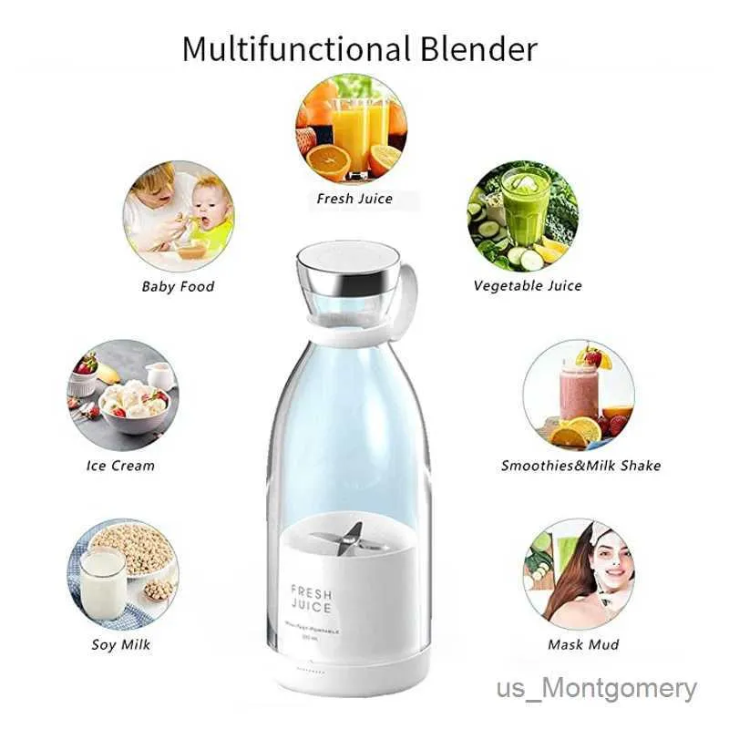 Juicers Portable Rechargeable juicer blender wireless mixer fresh juice 350ml