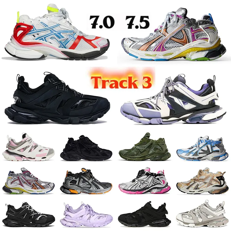 Designers coureur 7 7.5 Track 3.0 Vintage Women Men Casual Shoes Paris coureurs Sneaker 7.0 Trainers Runners Track Runners Sneakers Sneakers