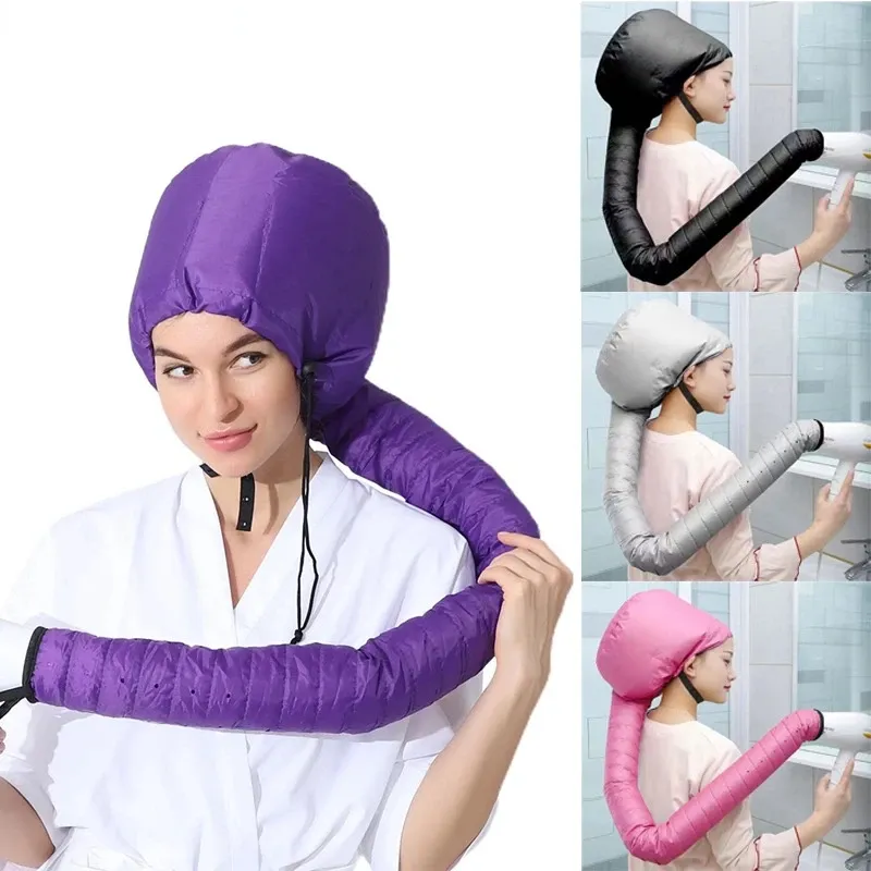 Dryer 2022 New Portable Soft Hair Drying Cap Adjustable Womens Hair Blow Quick Dryer Cap Home Hairdressing Salon Supply Accessories