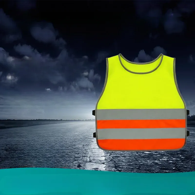 Jackets High Visibility Student Child Student Reflective Kids Vest Scooter Cycling School Safety Vest Jacket