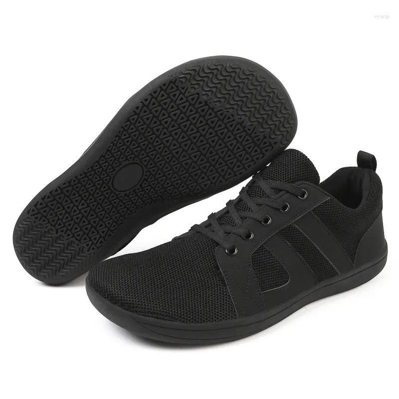 Chaussures de marche hommes Barefoot tête décontractée sports confortables