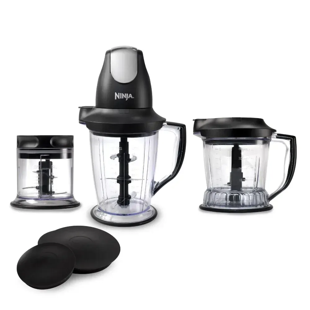 Blenders Ninja Master Prep Pro 450 Watt 3 Ayarlar Siyah ve Paslanmaz Çelik (QB1004) Karıştırıcılar